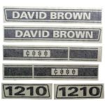 Typenschild David Brown 1210