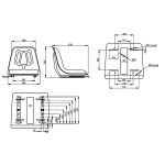 Sitz PVC gelb