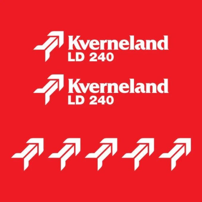 Stickerset Kverneland LD 240