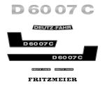 Stickerset Deutz D 6007C