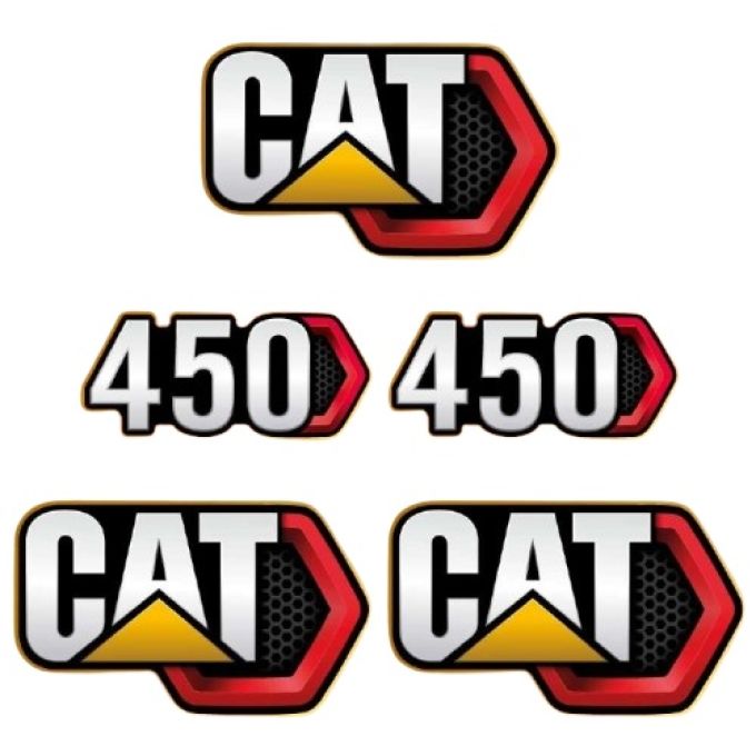 Stickerset Caterpillar CAT 450