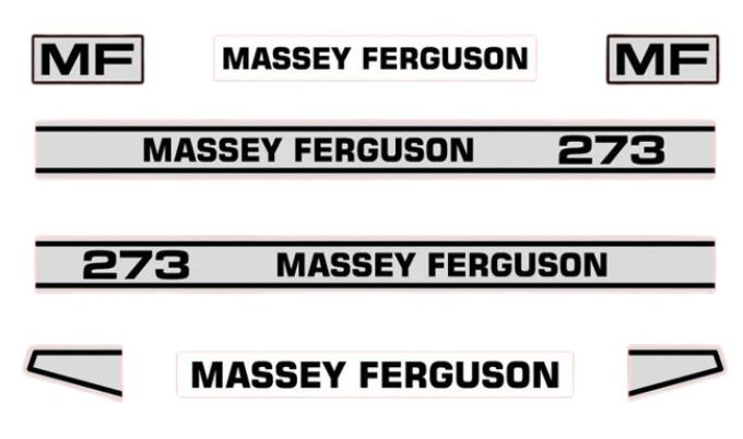 Stickerset Massey Ferguson 273
