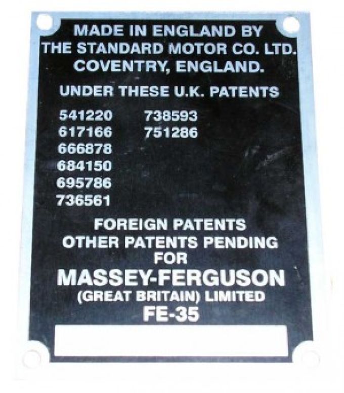 Commission Plate