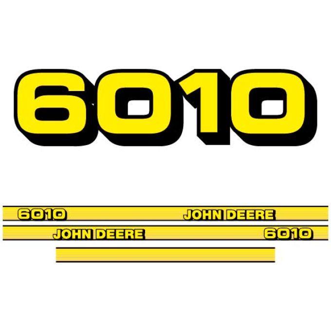 Stickerset John Deere 6010