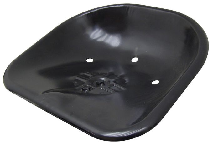 Sitzschale Metall Schwarz