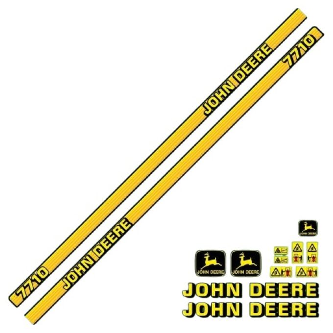 Aufklebersatz John Deere 7710