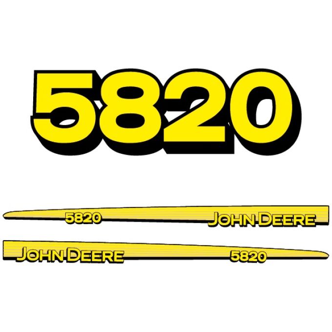 Stickerset John Deere 5820