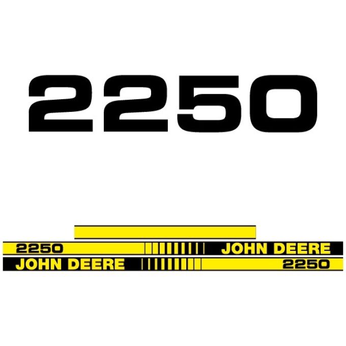 Typenschild John Deere 2250