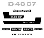 Stickerset Deutz D 4007