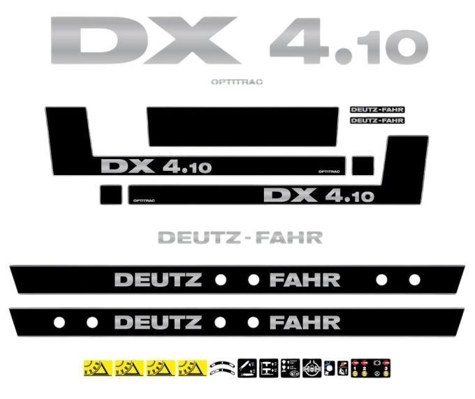 Stickerset Deutz-Fahr DX 4.10