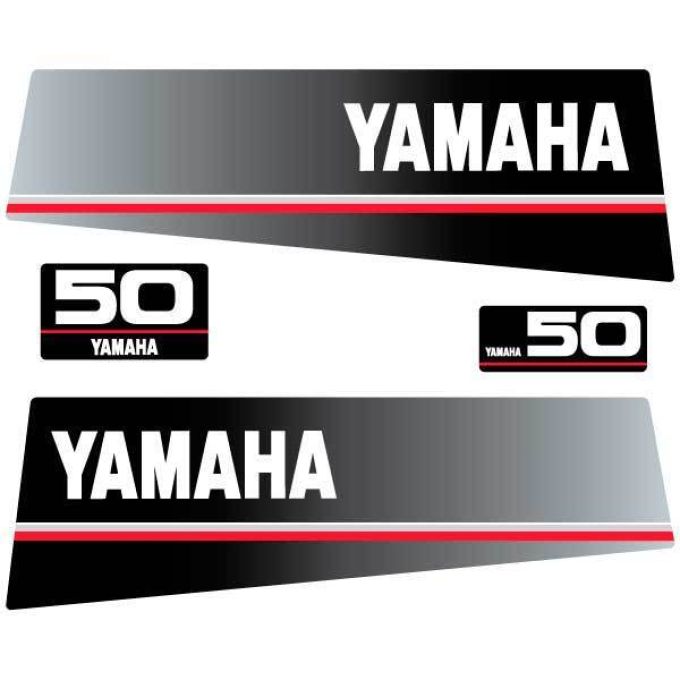 Stickerset Yamaha 50 Outboard