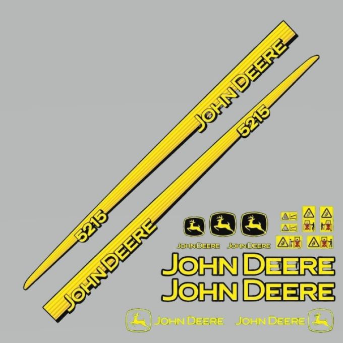 Stickerset John Deere 5215