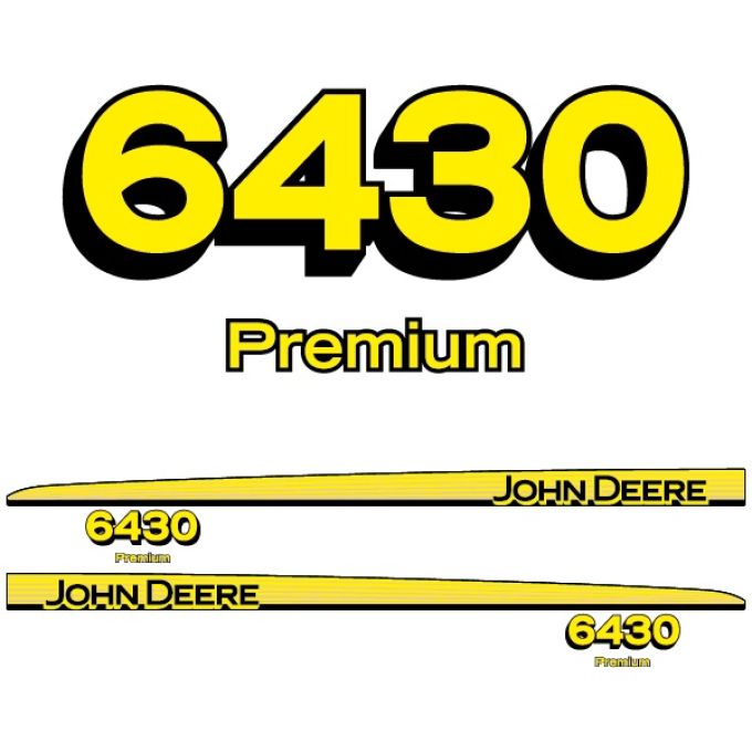 Stickerset John Deere 6430