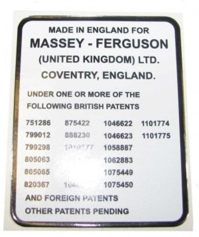 Decal Patent Pending