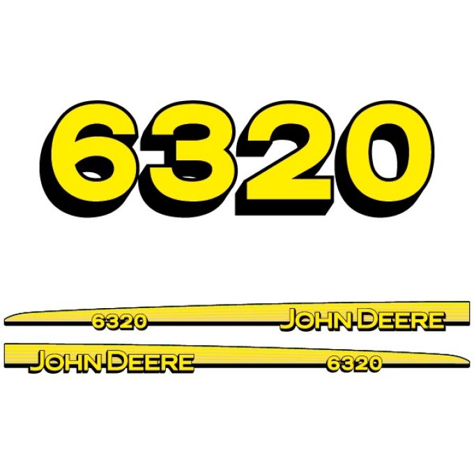 Typenschild "John Deere 6320"