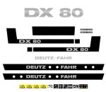 Stickerset Deutz Fahr DX 80