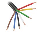 14025 Elektrische kabel - 7 aderig, 1.5mm² Kabeldikte, Zwart (Lengte 1M)