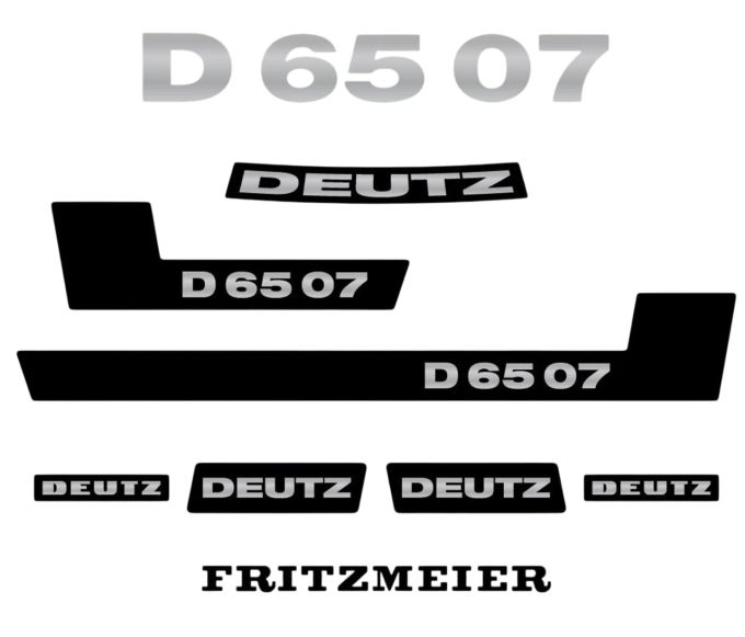 Stickerset Deutz D65-07