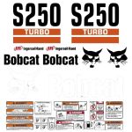 Stickerset Bobcat S250 Turbo