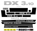 Stickerset Deutz Fahr DX 3.10