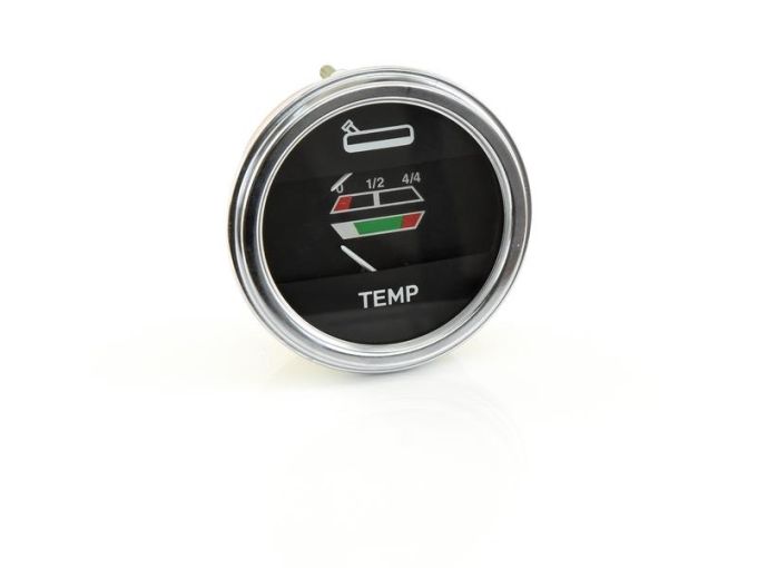 Temperatur- und Kraftststoffvorrats-Anzeige