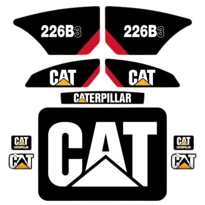 Stickerset Caterpillar CAT 226B3