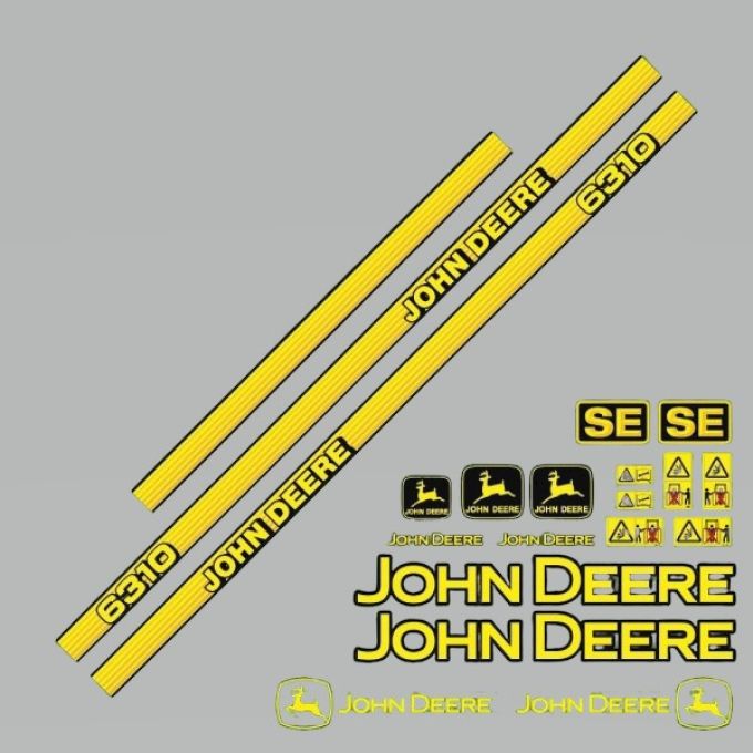 Aufklebersatz John Deere 6310