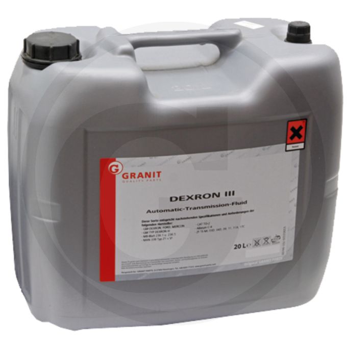 Automatische transmissieolie Dexron III 20 liter