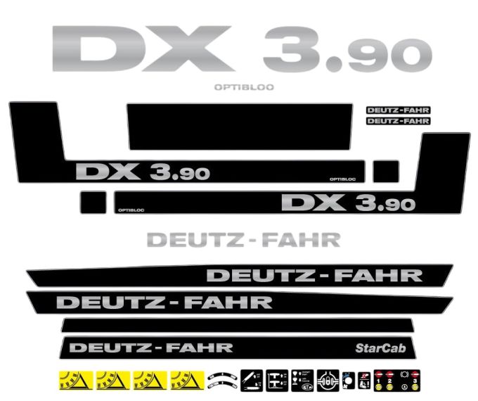 Stickerset Deutz-Fahr DX 3.90