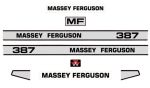 Stickerset Massey Ferguson 387