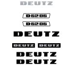 Stickerset Deutz D62 06