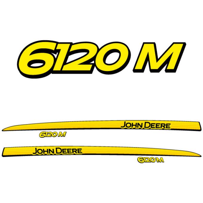 Stickerset John Deere 6120 M