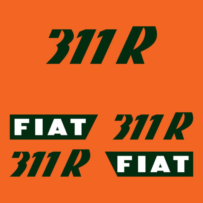 Stickerset Fiat 311 R