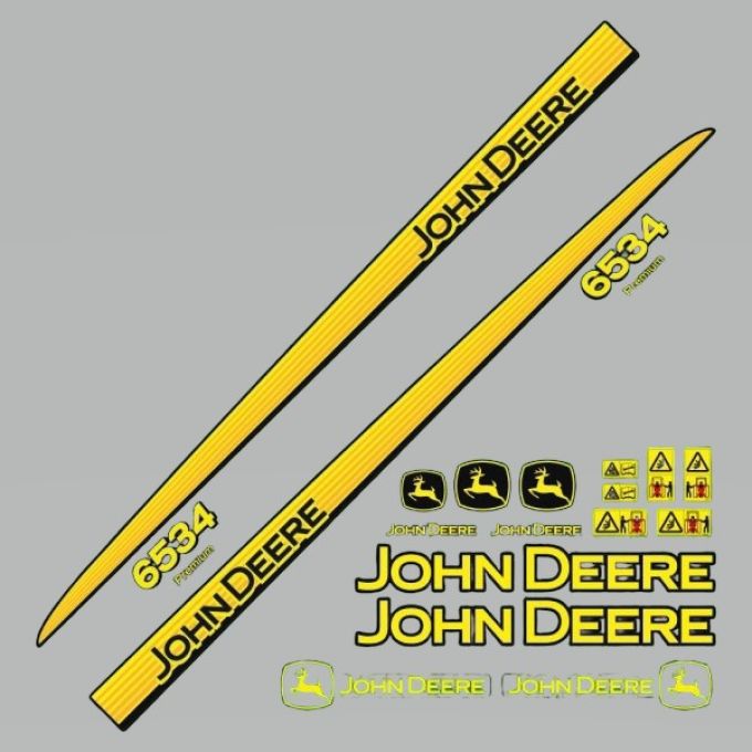 Aufklebersatz John Deere 6534