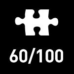 Puzzelkoffer met 4 puzzels 2x60 en 2x100 stukjes