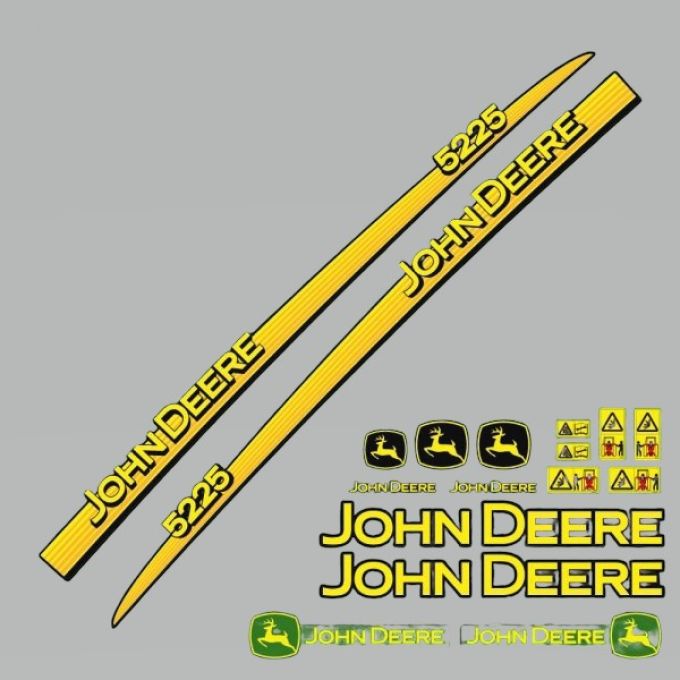 Stickerset John Deere 5225