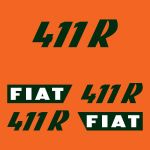 Stickerset Fiat 411 R