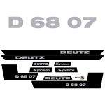 Stickerset Deutz D68-07