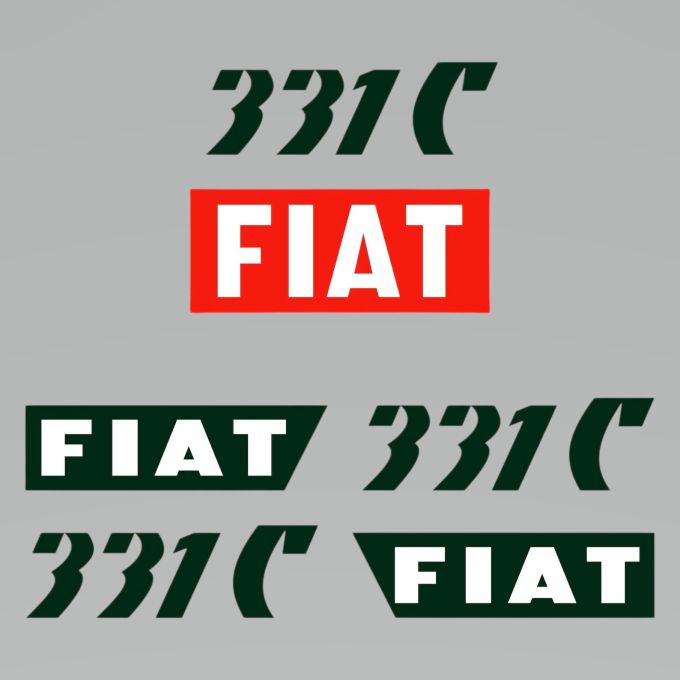 Stickerset Fiat 331 C
