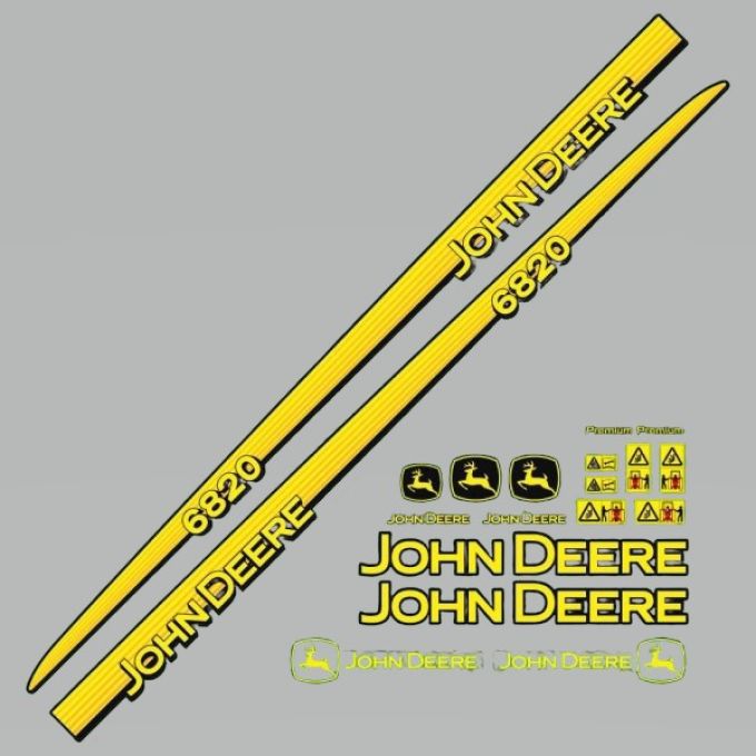Aufklebersatz John Deere 6820