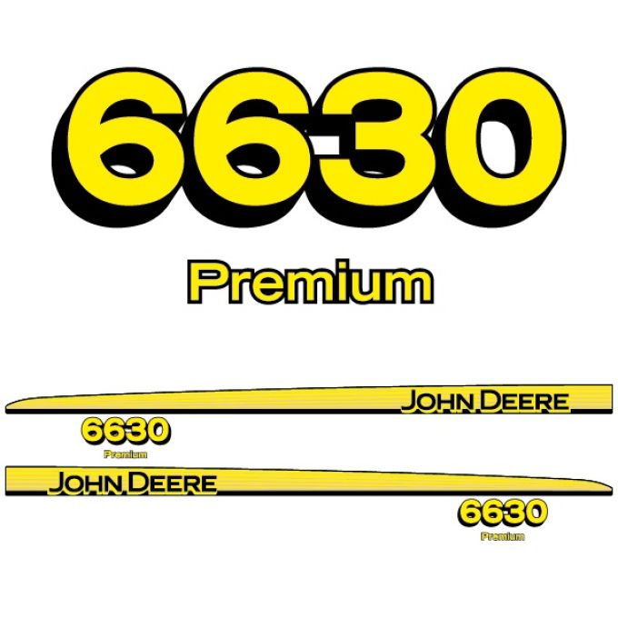 Stickerset John Deere 6630
