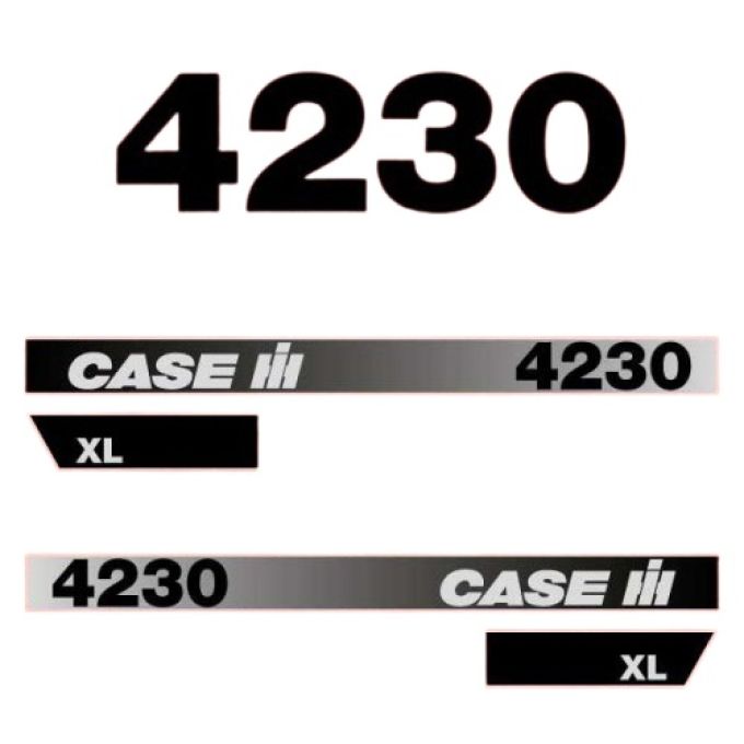 Stickerset Case 4230 XL