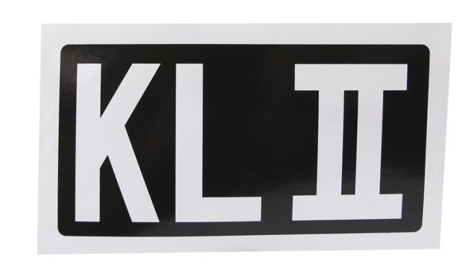 Aufkleber KL II