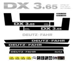 Stickerset Deutz Fahr DX 3.65