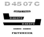 Stickerset Deutz D 4507C