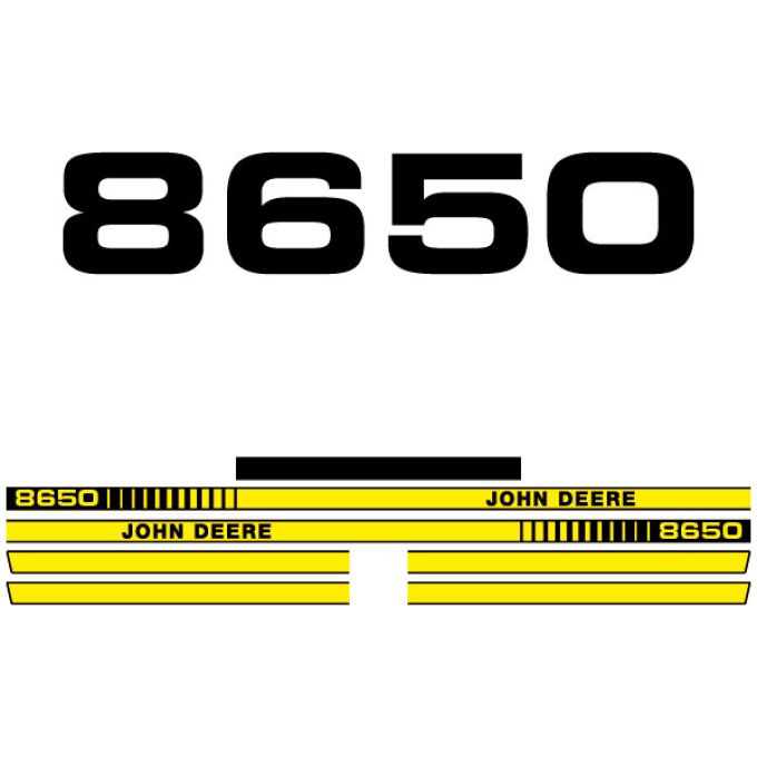 Stickerset John Deere 8650