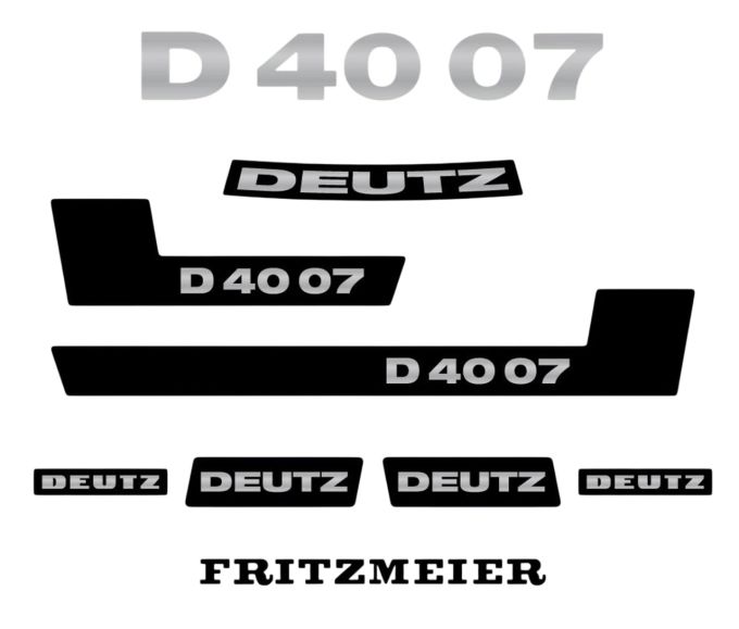 Stickerset Deutz D40-07