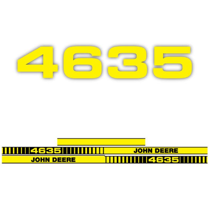 Stickerset John Deere 4635