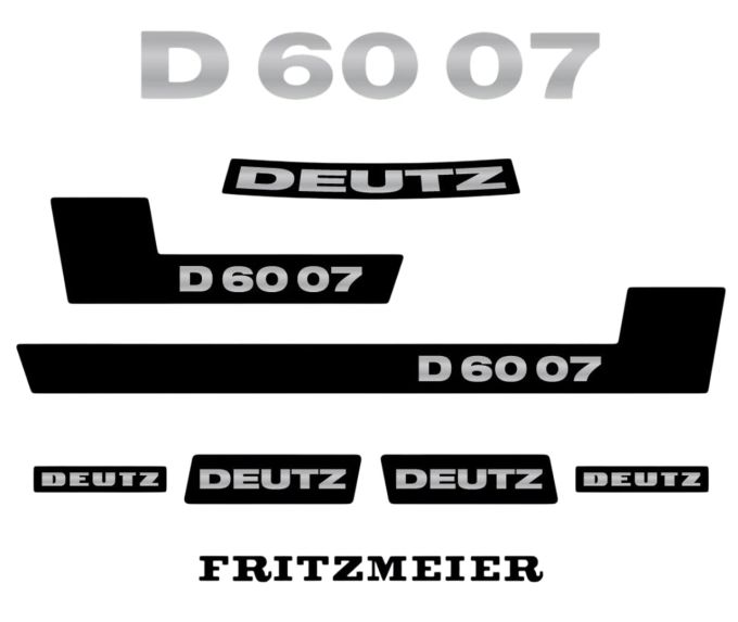 Stickerset Deutz D60-07