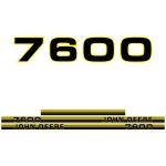 Stickerset John Deere 7600